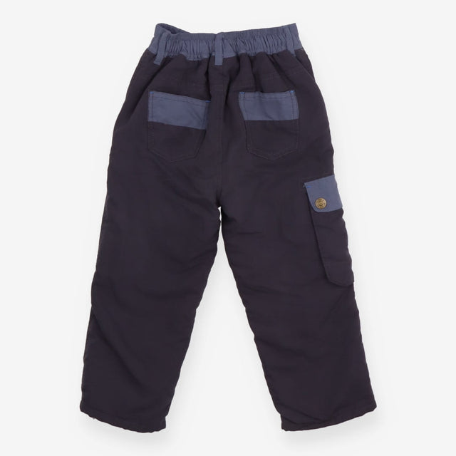 Trousers Cargo Grey Fleece Lined