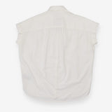 Shirt white cotton button down