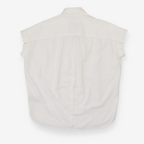Shirt white cotton button down