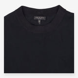 rag & bone Silk Shell Top Black Sleeveless Mock Ne
