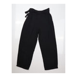 Trousers High Waist Tailored Black Tapered Leg