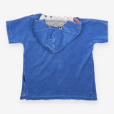 Towelling Coverup Blue Shark