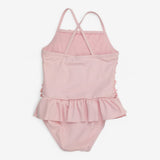 Swimming Costume Pink Ruffled