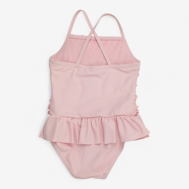 Swimming Costume Pink Ruffled