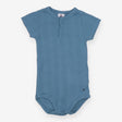 Bodysuit Ribbed Blue