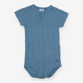 Bodysuit Ribbed Blue