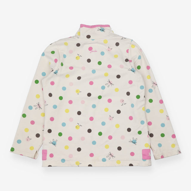 Sweater Cream with Multicoloured Animal Spots