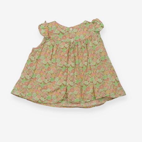 Yellow and Green Floral Tunic