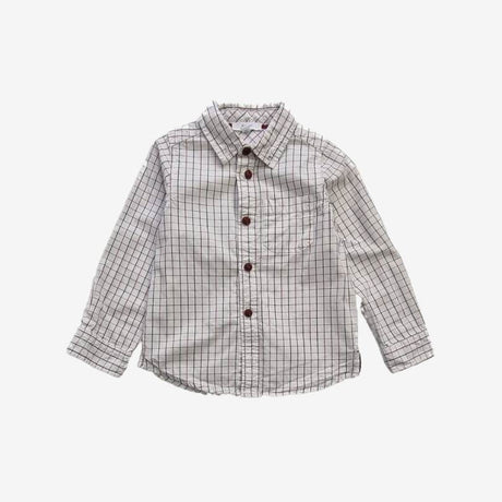 White Grid Shirt
