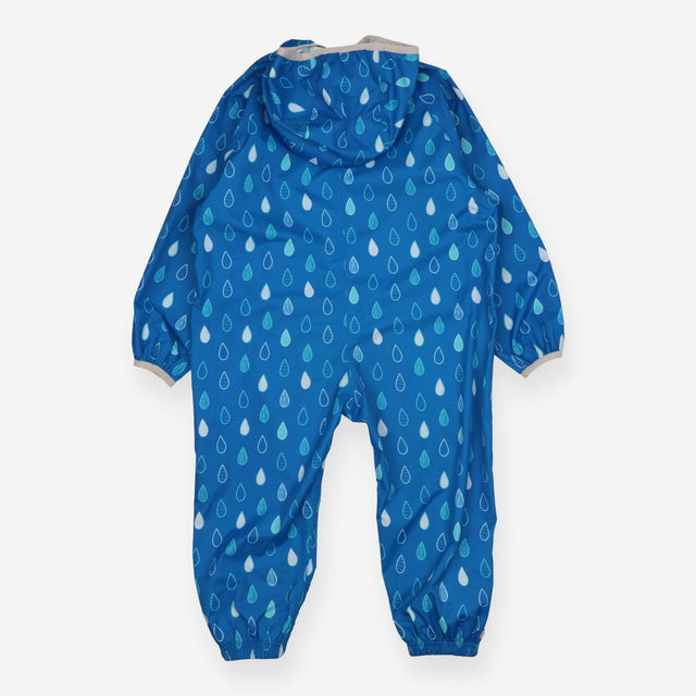 Littlelife puddlesuit blue raindrops 