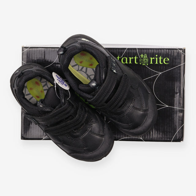 Black Velcro school shoe spider