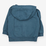 Hoodie Blue India Ink Tractor Applique
