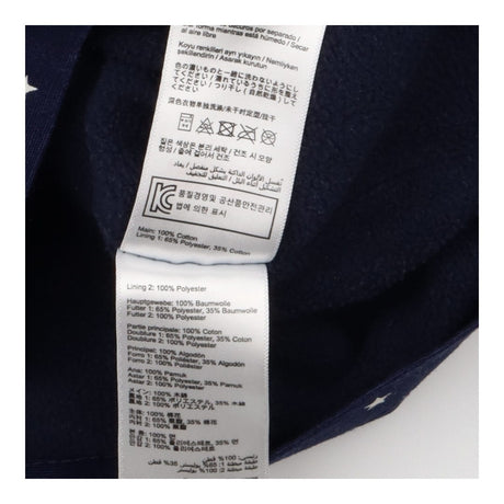 Raincoat Navy Star Fleece Lined