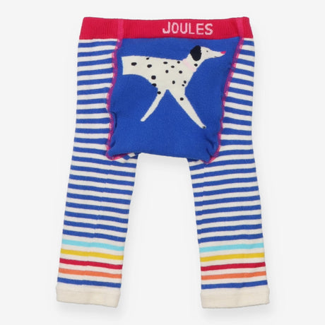 Knit Leggings blue stripe Spotty Dog