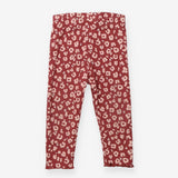 Leggings Ribbed Pink Floral
