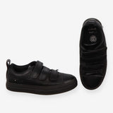 Black velcro school shoes 3 straps