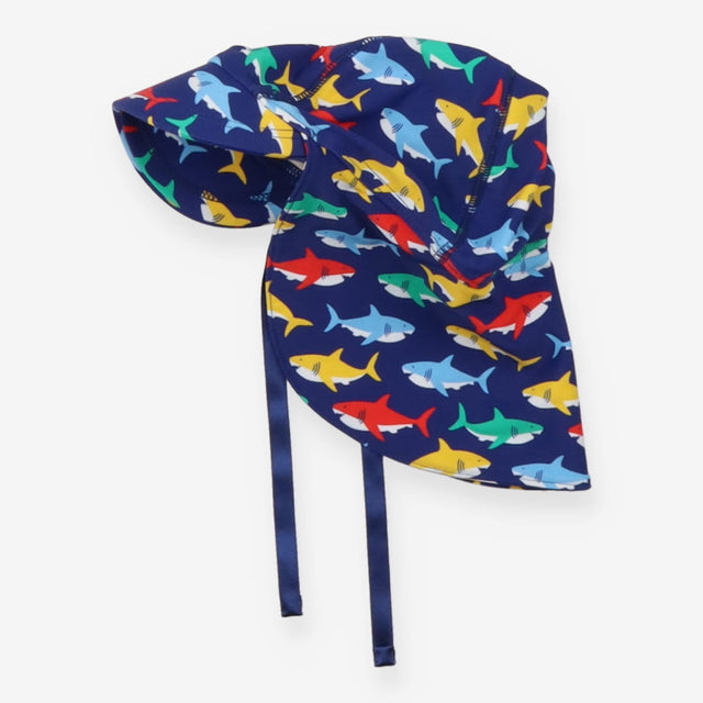 Swim Hat Blue with Sharks