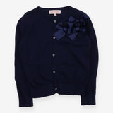 Cardigan Navy with Three Bows