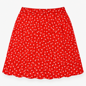Mini Skirt Red Polka Dot