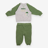 Pastello Outfit Sweater and Joggers green Dog