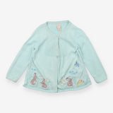 Turquoise Bunny Cardigan