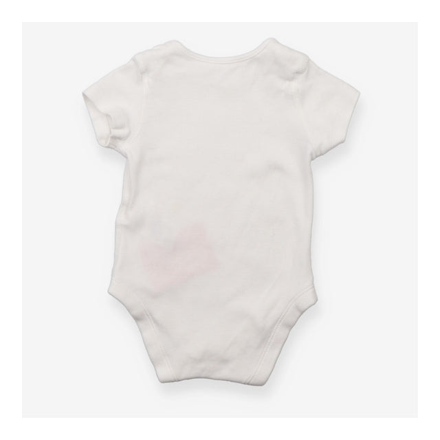 Bodysuit short sleeves white