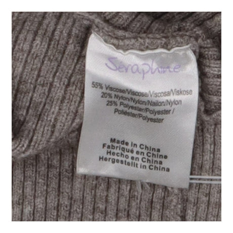 Off-the-Shoulder Ribbed Knit Maternity & Nursing S
