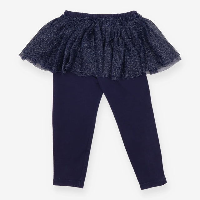 Leggings Navy with Sparkle Skirt