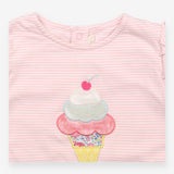 Pink Stripe Ice Cream T-shirt 