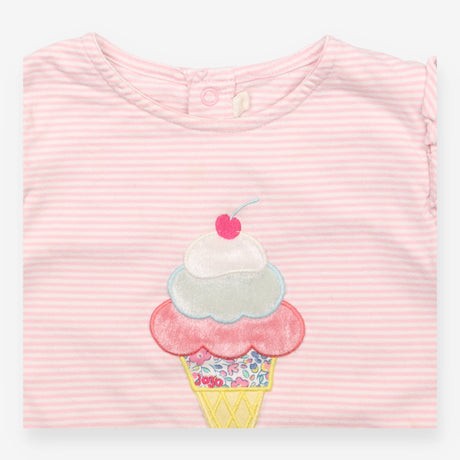 Pink Stripe Ice Cream T-shirt 