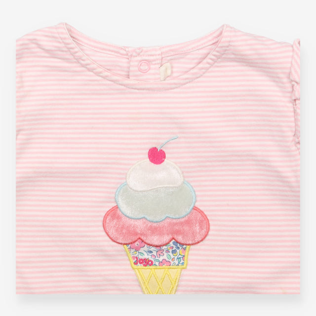 Pink Stripe Ice Cream T-shirt 