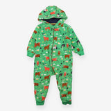 Green Highland Cow Snuggle Suit