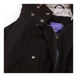 Black Faux Fur Lined 3 in 1 Maternity Babywearing 