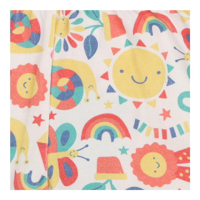 White Suns and Snails Leggings