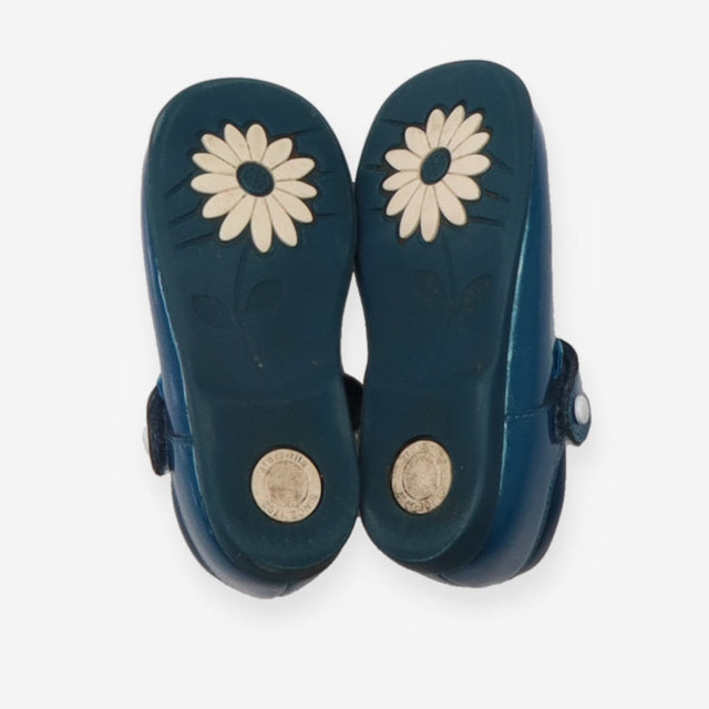 Shoes T-Bar Blue Sparkle