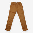 Trousers chino style pull on brown