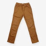Trousers chino style pull on brown