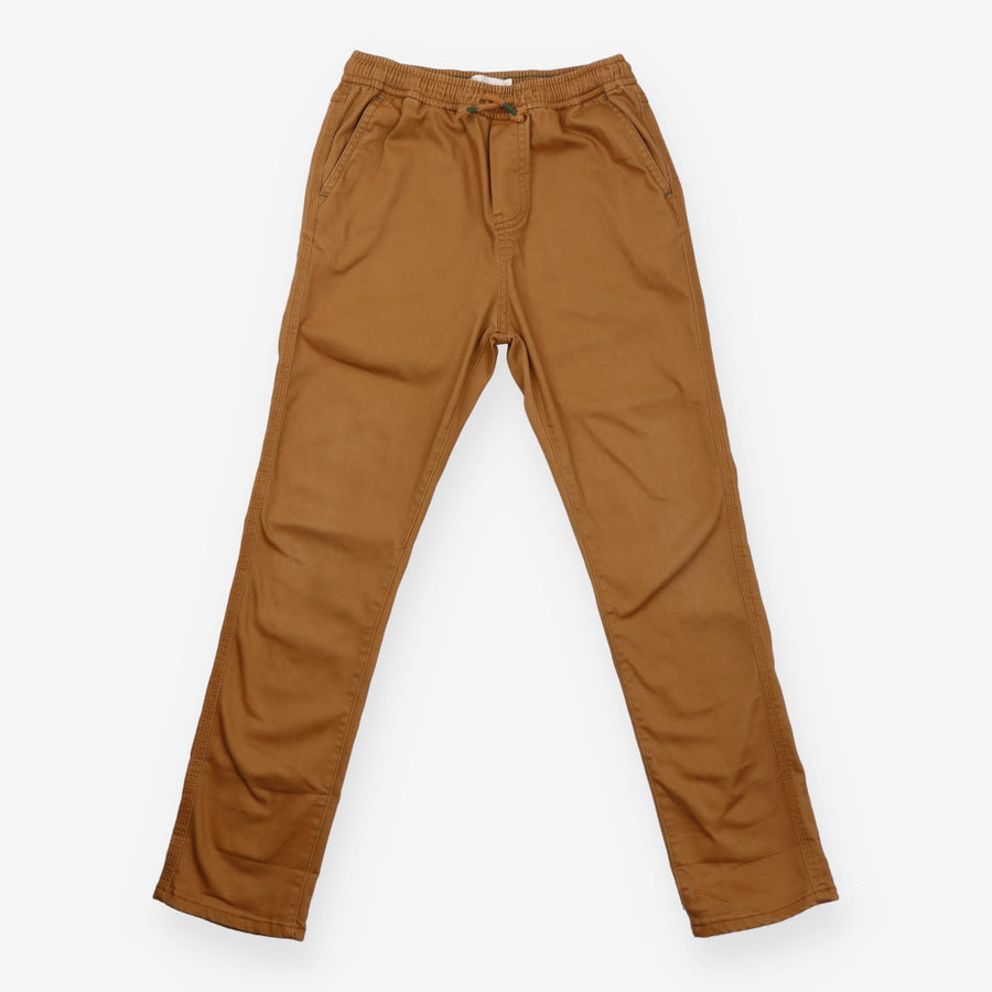 Trousers chino style pull on brown