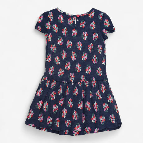 Dress navy flower bouquet 