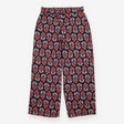M&S Collection Navy Red Floral Paisley Print Draws