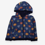 Navy Roar-some Reversible Hoodie