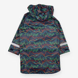 Coat navy rainbow ramble