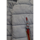 Coat blue padded with orange lining