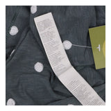 Jersey Top Grey Embroidered Spots Cotton Modal