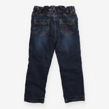 Jeans with Tartan Lining