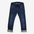 Jeans dark turn up with stretch