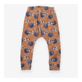 Harem legging Rust Badger and Fox on Rocket Prints