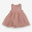 Pink tulle party dress pink spots