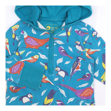 Blue "For The Birds" Onesie