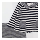 Outfit Top with Collar and Footed Leggings Navy St
